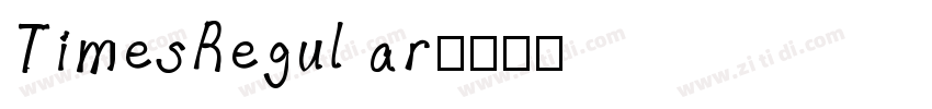 TimesRegul ar字体转换